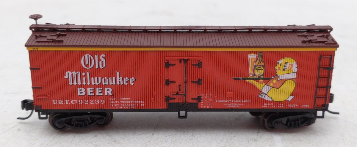 Atlas 50005628 N Old Milwaukee 40' Wood Reefer #92239