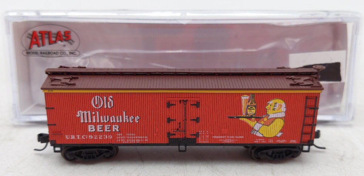 Atlas 50005628 N Old Milwaukee 40' Wood Reefer #92239