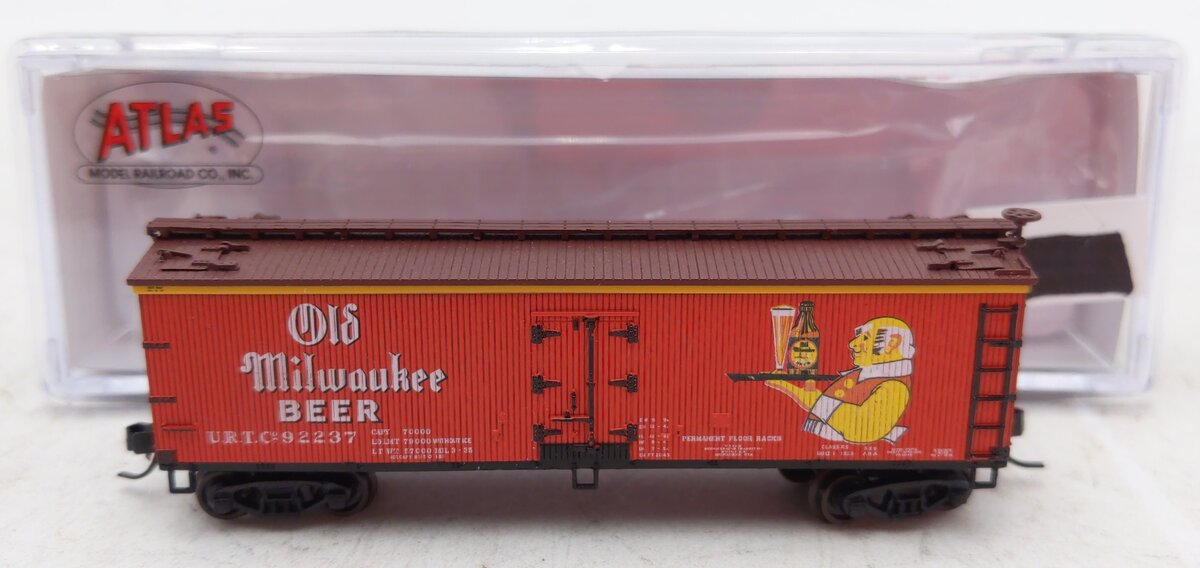 Atlas 50005627 N Old Milwaukee 40' Wood Reefer #92237