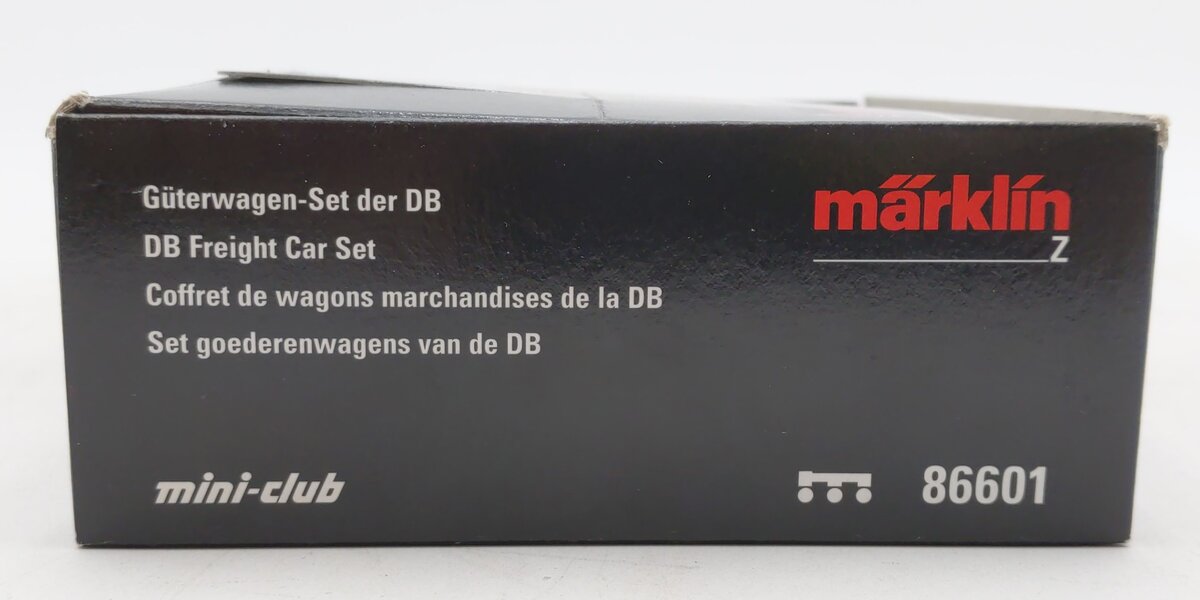 Marklin 86601 Z German Federal Railroad DB Era III Freight Set (Set of 6)