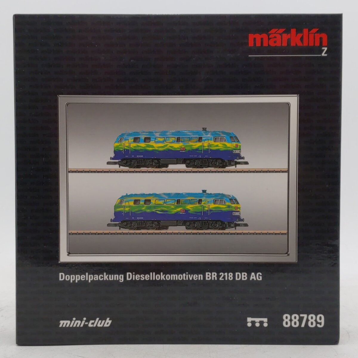 Marklin 88789 Z DB AG Class 218 Locomotive Set of Diesel Locomotives (Set of 2)