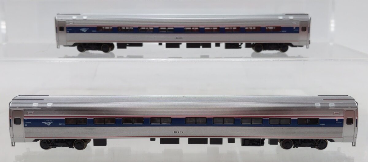 Kato 106-8002 N Amtrak Amfleet I Phase VI Coach Set A (Set of 2) LN/Box