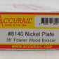 Accurail 81401 HO Nickel Plate Road 36' Fowler Wood Boxcar Kit #97236