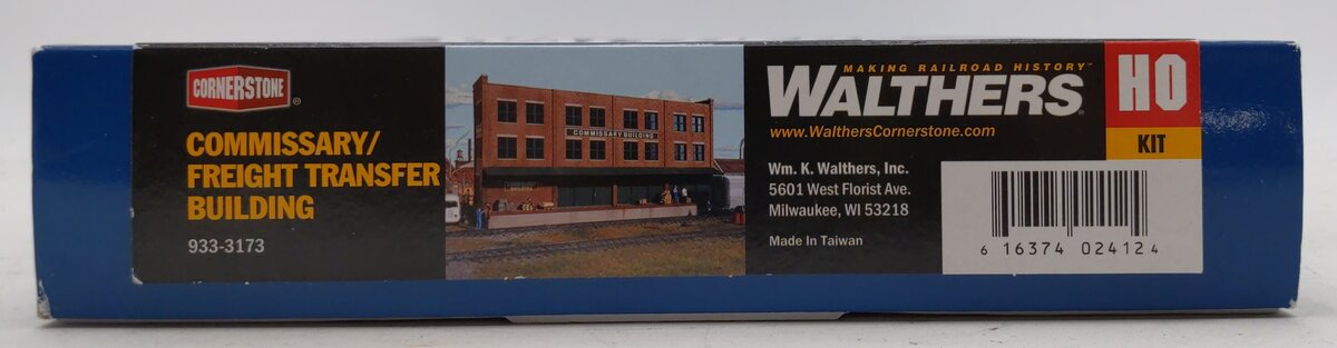 Walthers 933-3173 HO Scale Commissary/Freight Transfer Background Building Kit