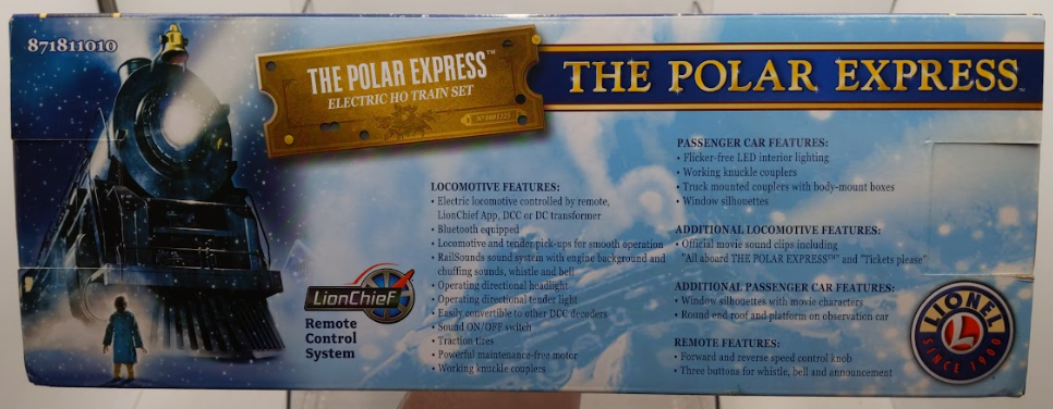 Lionel 871811010 HO Gauge The Polar Express LionChief Train Set with Bluetooth