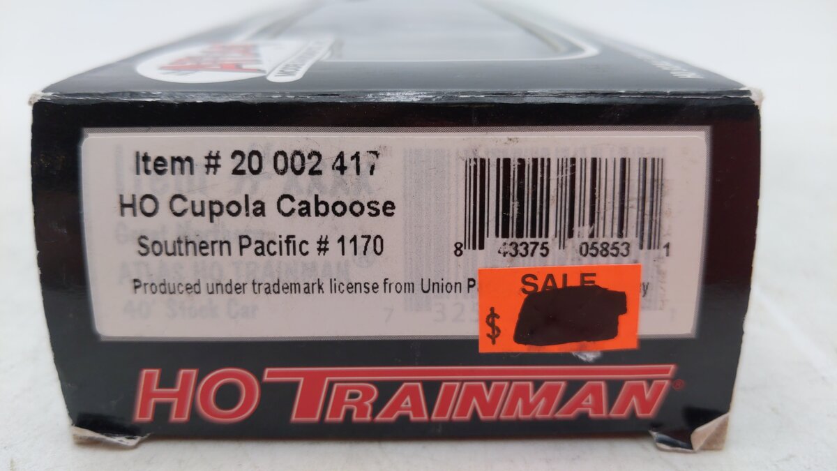 Atlas 20002417 HO Southern Pacific Trainman® C & O Style Cupola Caboose #1170