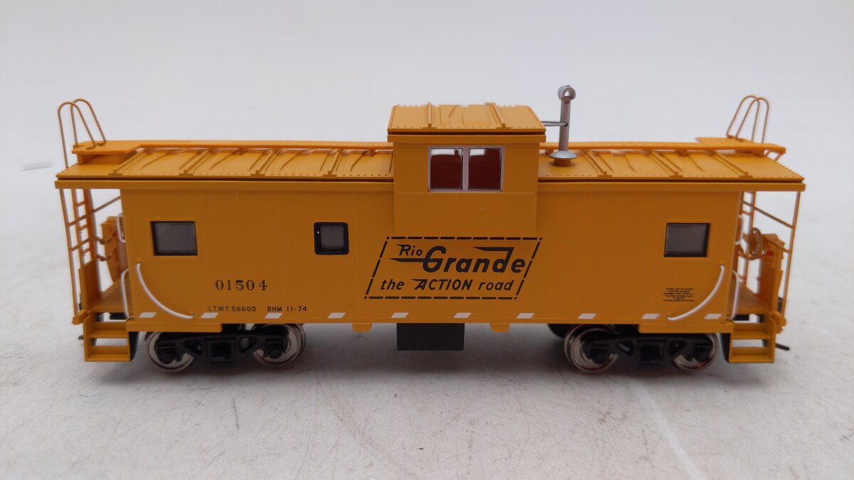 Atlas 6204-1 HO Scale D&RGW Extended Vision Caboose #01504 NIB