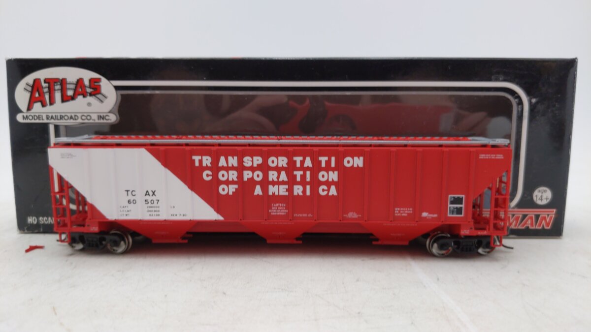 Atlas 20000907 HO Trasportation Corporation Thrall 4750 Covered Hopper Car#60528