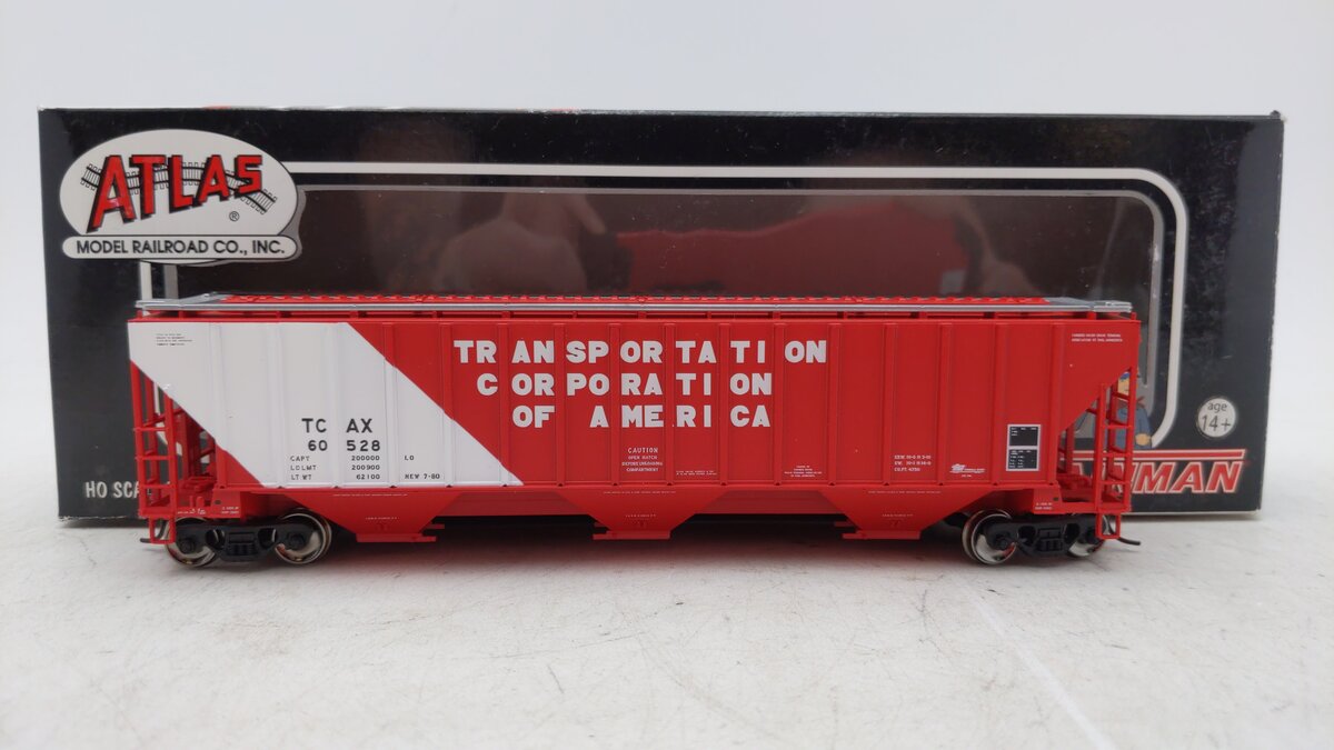Atlas 20000905 HO TCAX Trainman Thrall 4750 Covered Hopper Car #60507