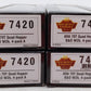 Broadway Limited 7420 N B&O ARA 70-Ton Quad Hopper Pack A (Pack of 4)