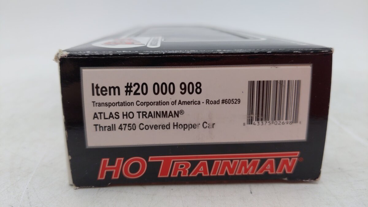 Atlas 20000908 HO Trasportation Corporation Thrall 4750 Covered Hopper Car#60529