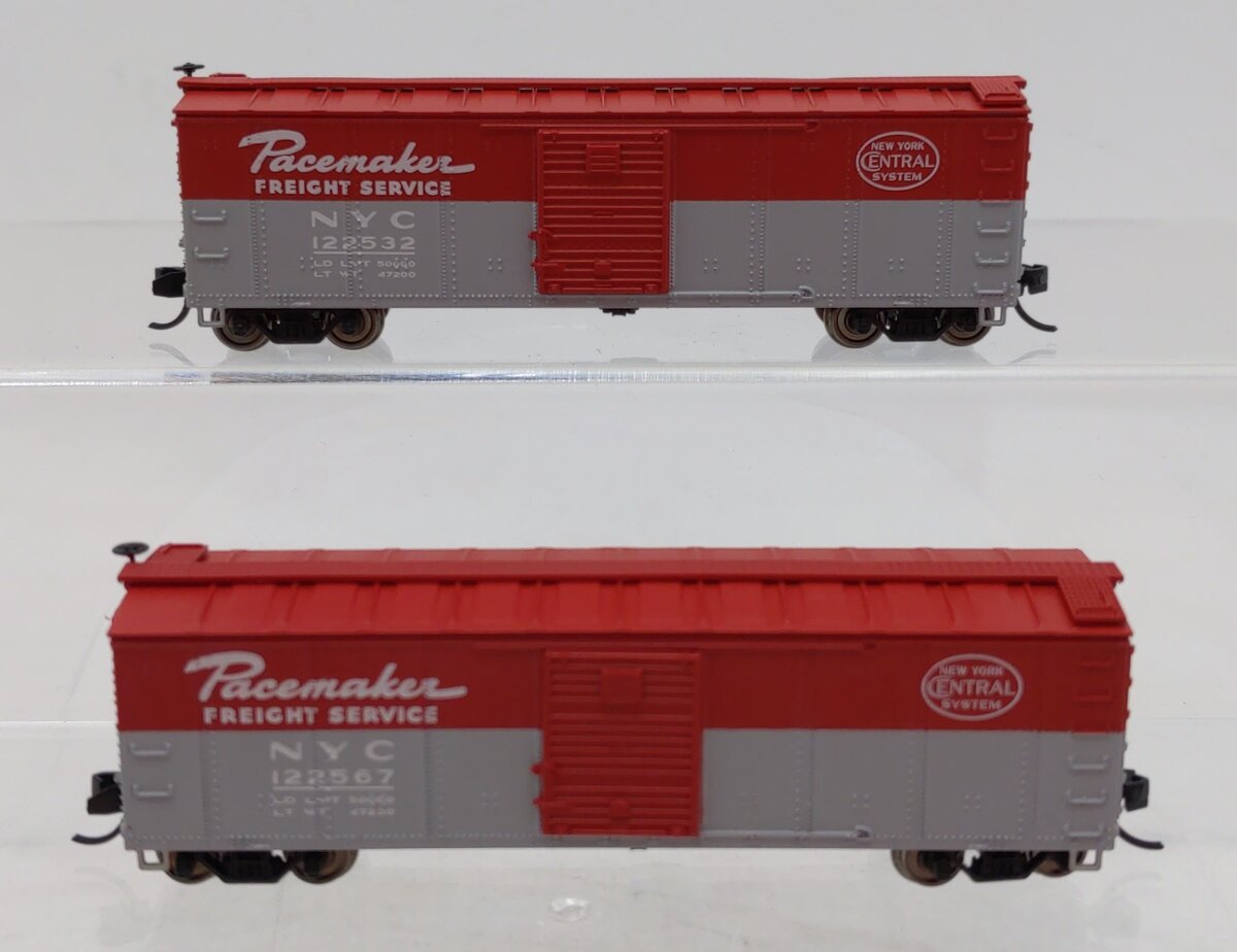 Broadway Limited 7282 N New York Central Pacemaker 40' Steel Boxcar (Pack of 2)