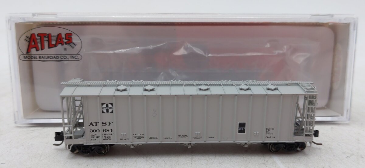 Atlas 50006336 N ATSF RTR 3500 Dry-Flo Covered Hopper #300684