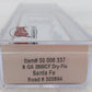 Atlas 50006337 N ATSF RTR 3500 Dry-Flo Covered Hopper #300694