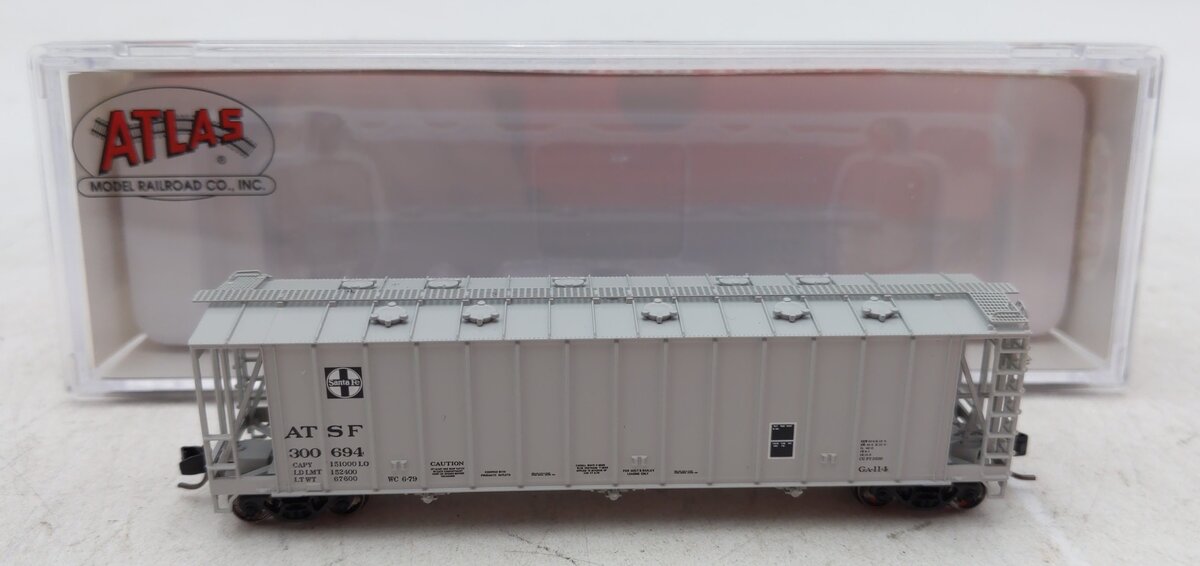 Atlas 50006337 N ATSF RTR 3500 Dry-Flo Covered Hopper #300694