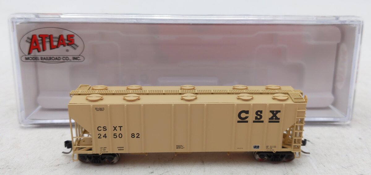 Atlas 50005741 N CSX RTR PS 4000 Covered Hopper #245082