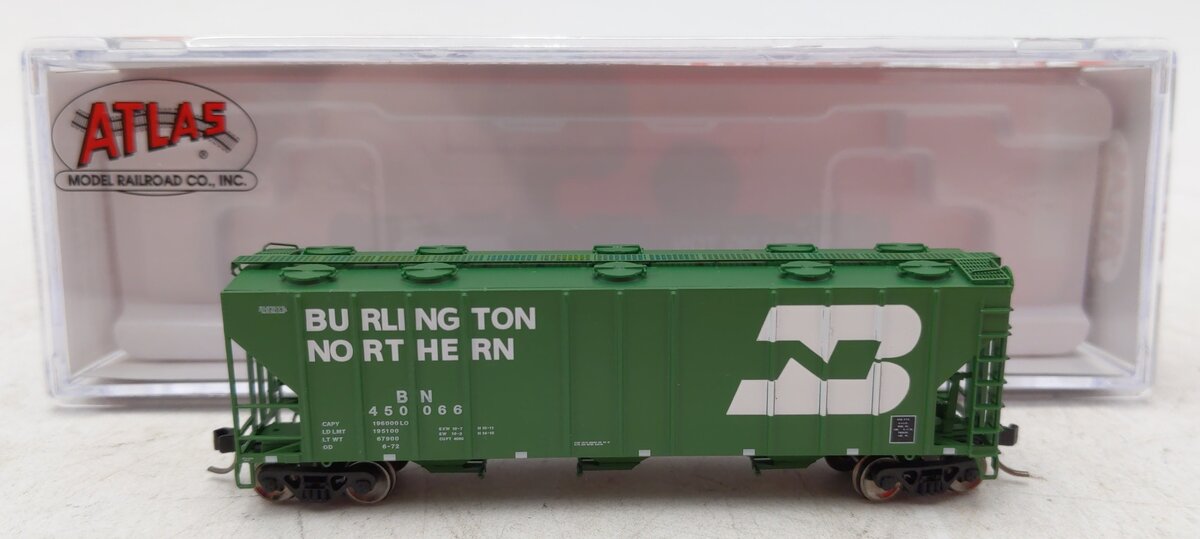 Atlas 50005732 N Burlington Northern RTR PS 4000 Covered Hopper #450066