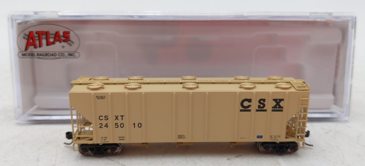Atlas 50005737 N CSX RTR PS 4000 Covered Hopper #245010