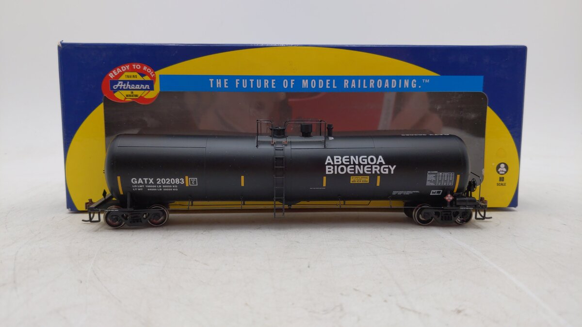 Athearn 98444 HO Abengoa 30,000-Gallon Ethanol Tank #202083