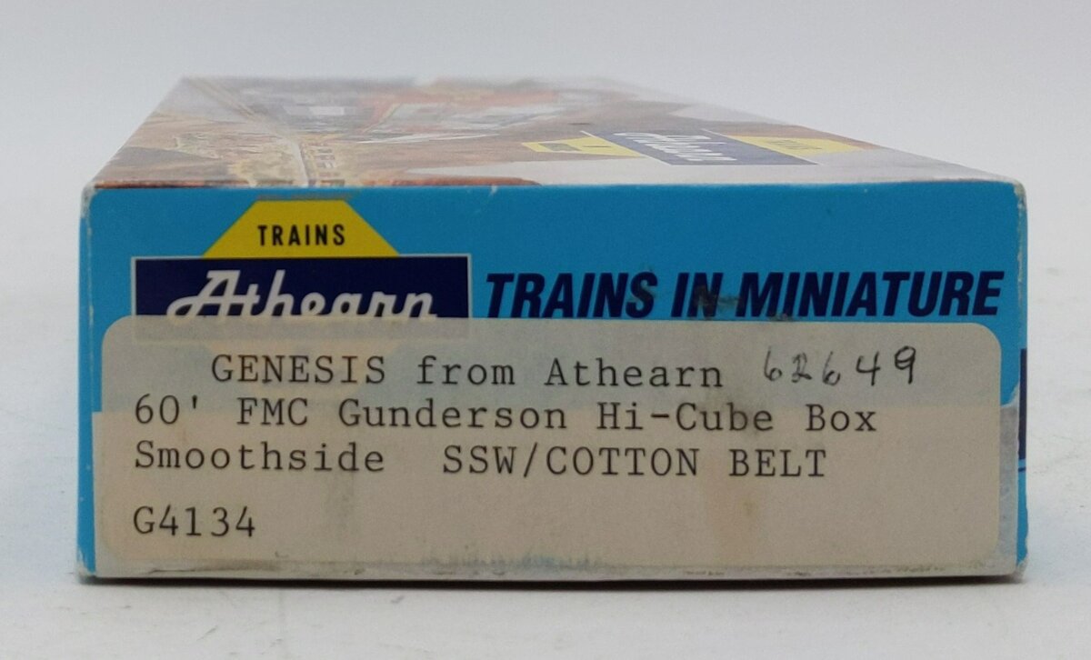 Athearn G4134 HO SSW Cotton Belt 60' Double Door Boxcar #62649 VG