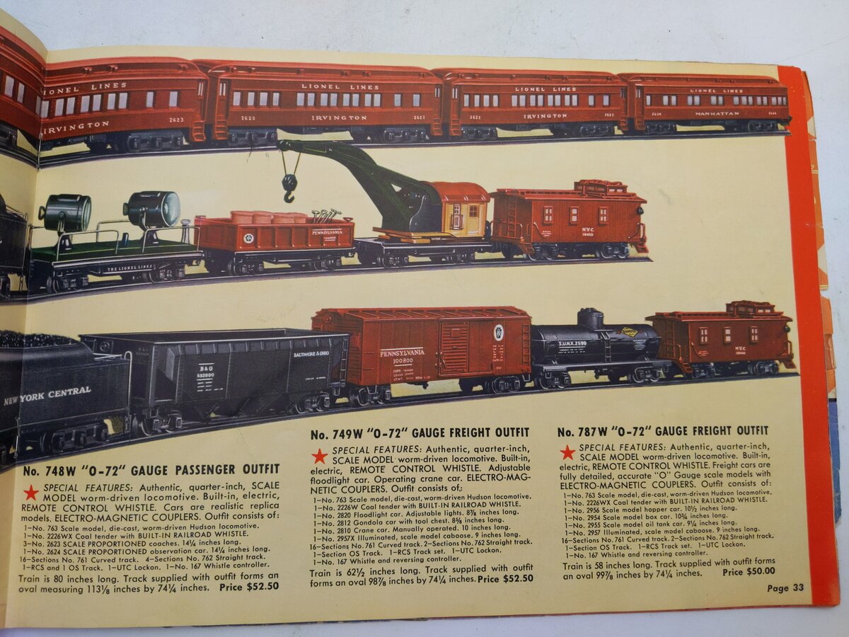 Lionel 1940-1949 Model Trains & Accessories Catalogs [14]