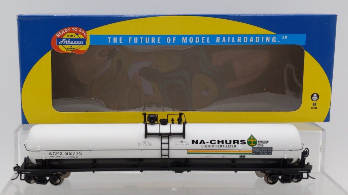 Athearn 73796 HO Na-Churs Fertilizer 62' Tank Car #82775