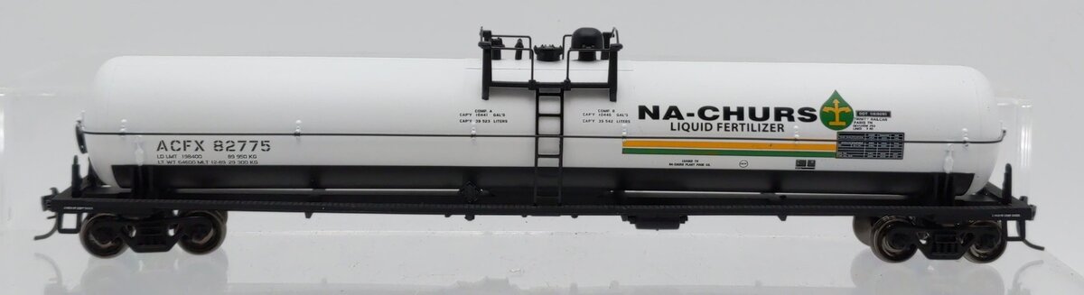 Athearn 73796 HO Na-Churs Fertilizer 62' Tank Car #82775