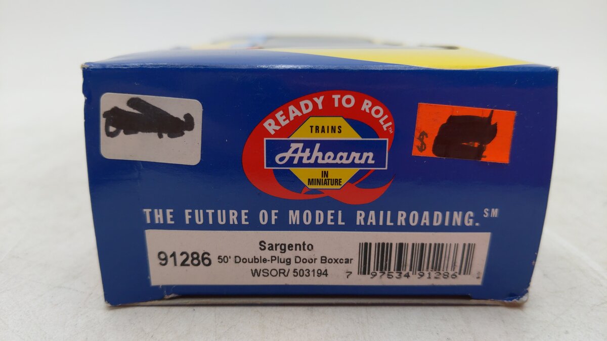 Athearn 91286 HO WSOR/Sargento 50' Double Door Box #503194