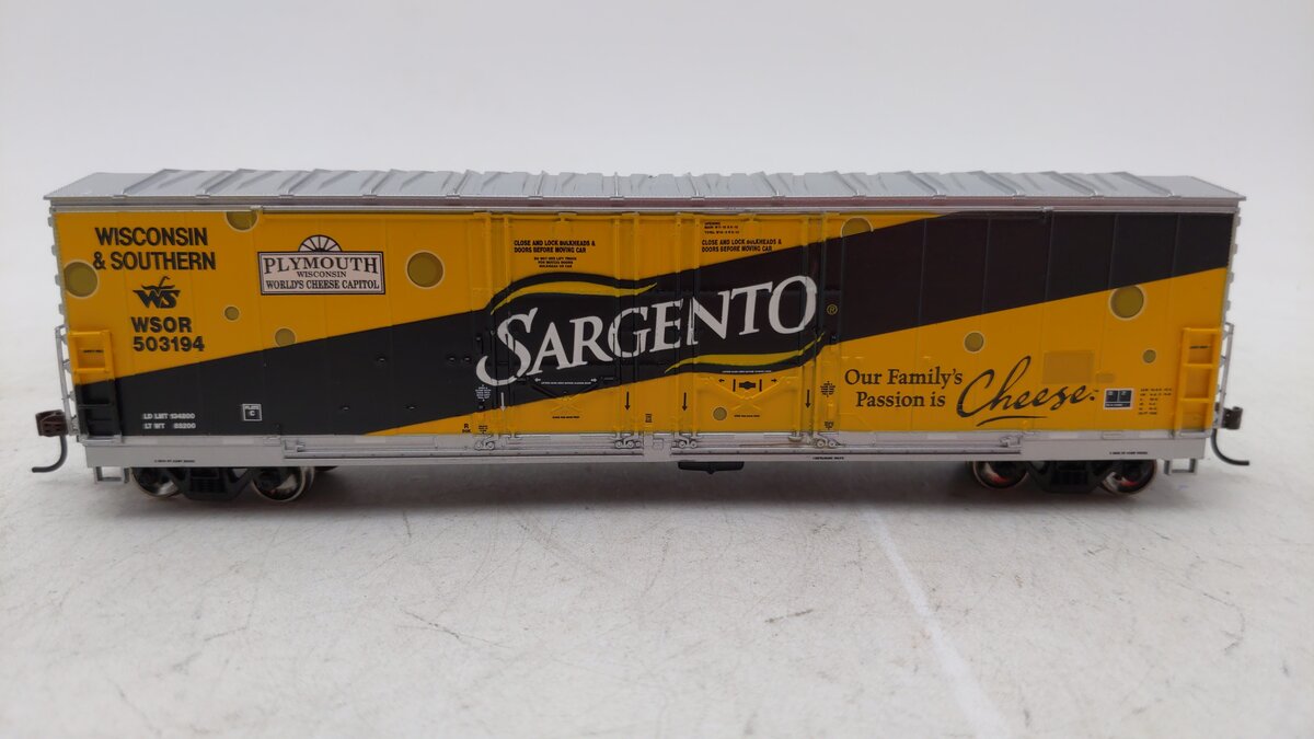 Athearn 91286 HO WSOR/Sargento 50' Double Door Box #503194