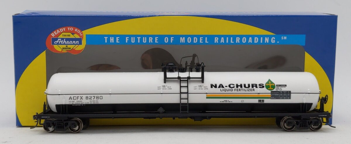 Athearn 73797 HO Na-Churs Fertilizer  62' Tank Car #82780