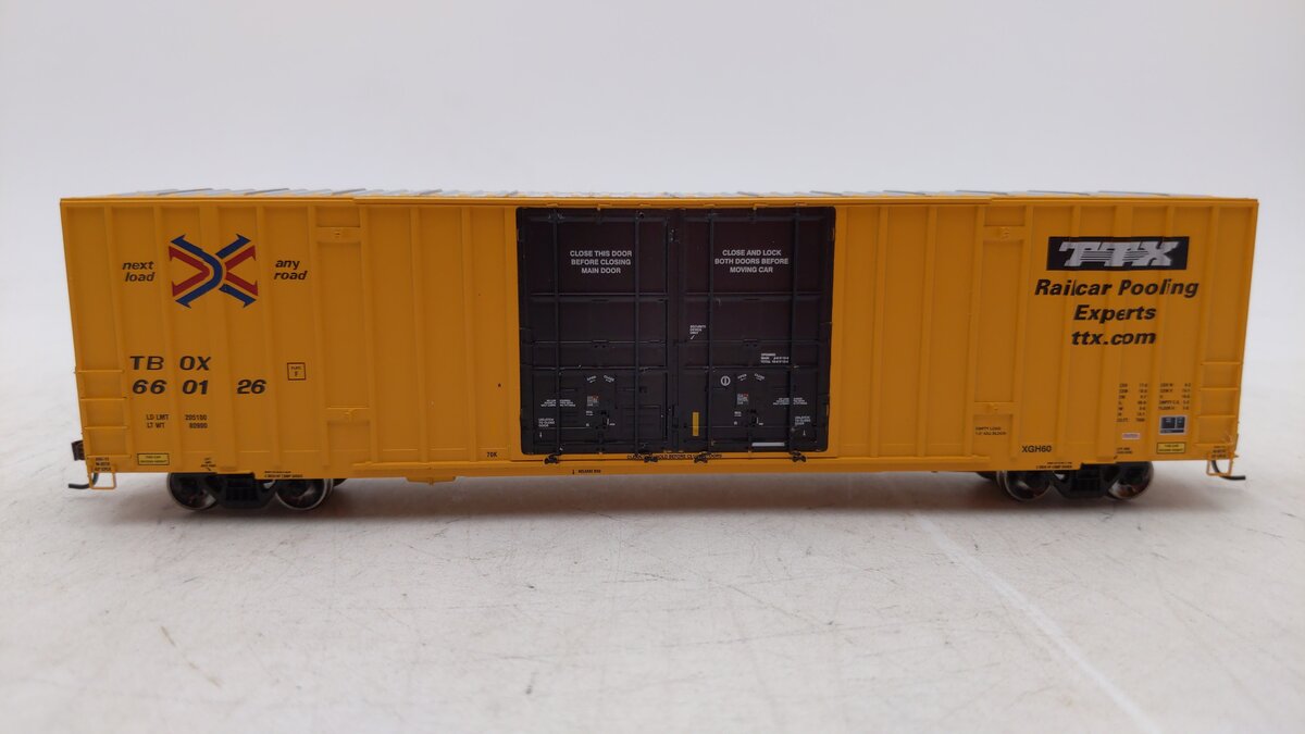 Athearn 96259 HO Sale TBOX/TTX Corporation 60' Gunderson Boxcar #660126 NIB