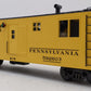 K-Line K767-1891 O Gauge Pennsylvania MOW Bunk Car #592603 w/ Smoke LN/Box