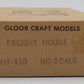 Gloor Craft 410 HO Scale Freight House LN/Box