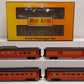 MTH 30-67320 O Southern Pacific 60' Streamlined Passenger Car Set (Set of 4) NIB