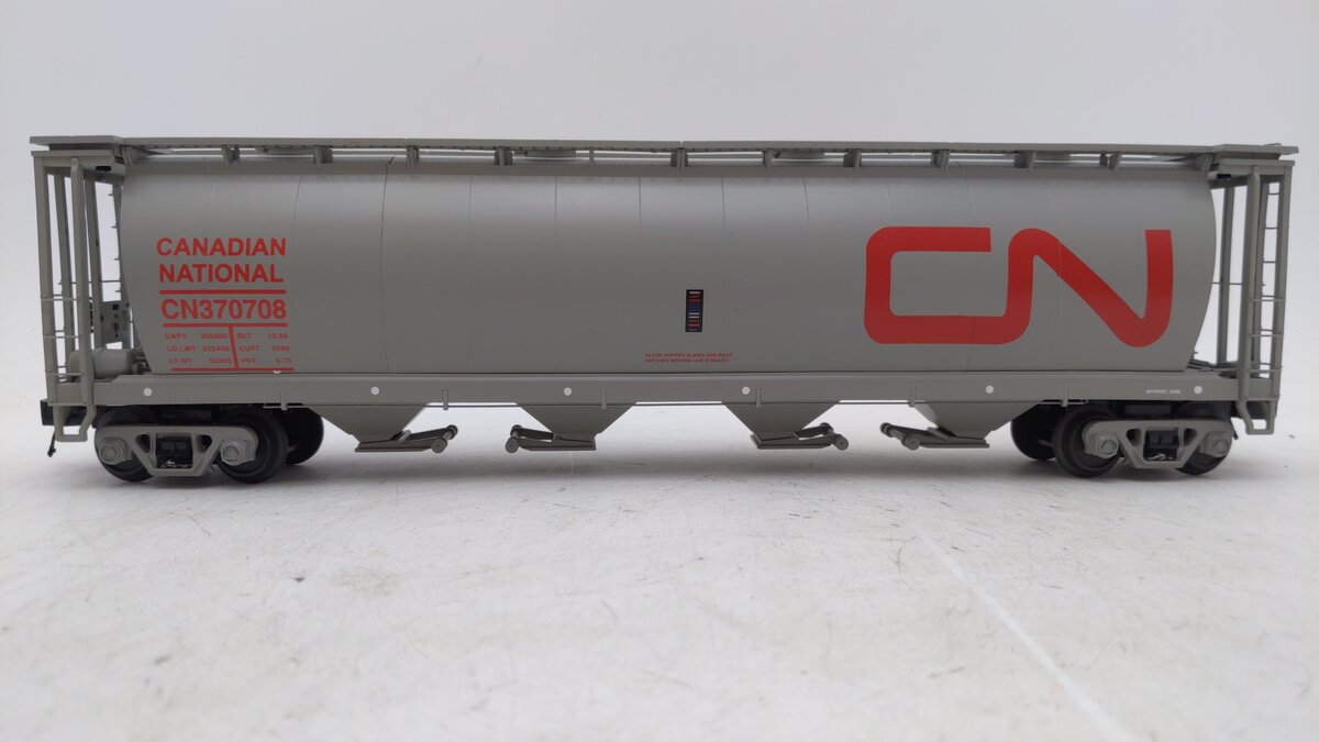 MTH 20-97687 O Gauge Canadian National (MTHRRC-2009) 100 Ton Hopper Car #370708 LN/Box