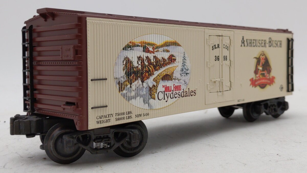 K-Line K642-5609 O Gauge Anheuser-Busch Clydesdale Reefer Car #3698 LN/Box