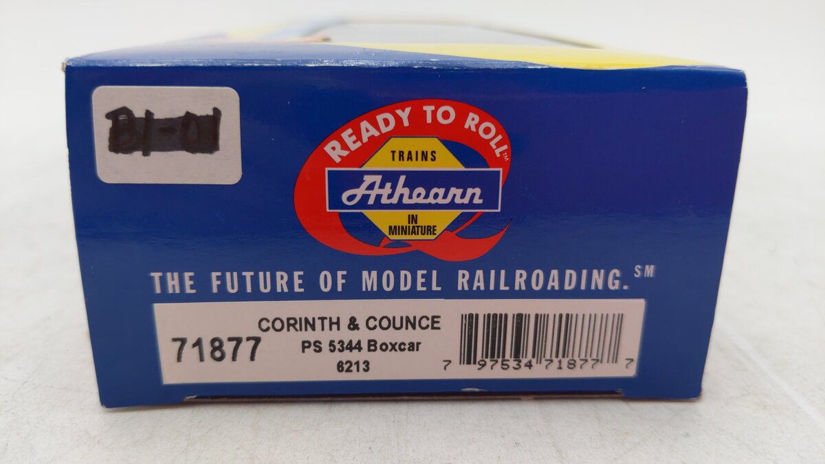 Athearn 71877 HO RTR 50' PS 5344 Box, Corinth & Counce #6213