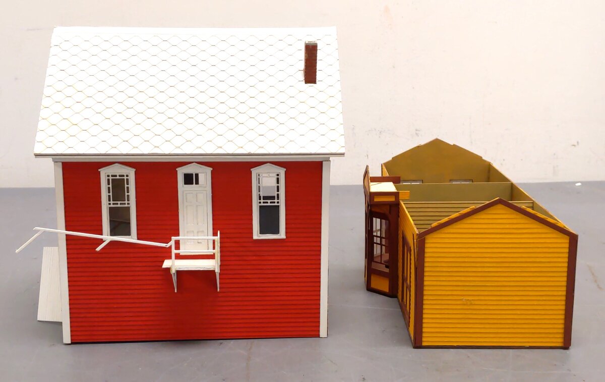 American Model Builders HO Lasercut Buildings: 471, 480 [2] VG