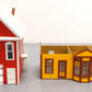 American Model Builders HO Lasercut Buildings: 471, 480 [2] VG