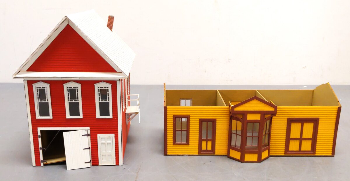 American Model Builders HO Lasercut Buildings: 471, 480 [2] VG