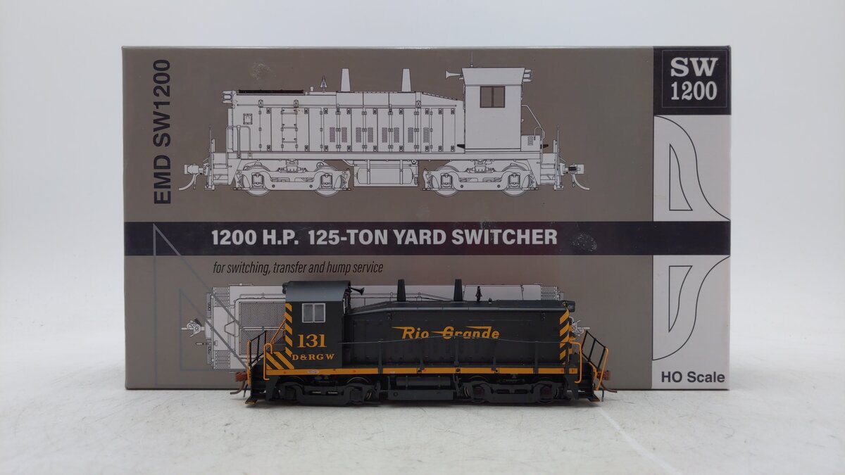 Rapido Trains 027019 HO D&RGW EMD SW1200 Diesel Locomotive #131