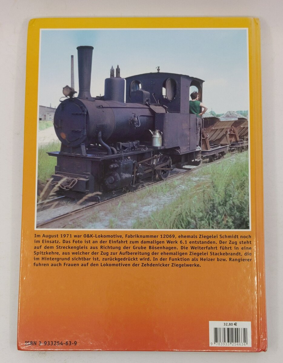 Die Feldbahnen der Zehdenicker Ziegelindustrie Hardcover Book Joachim Berghoff LN