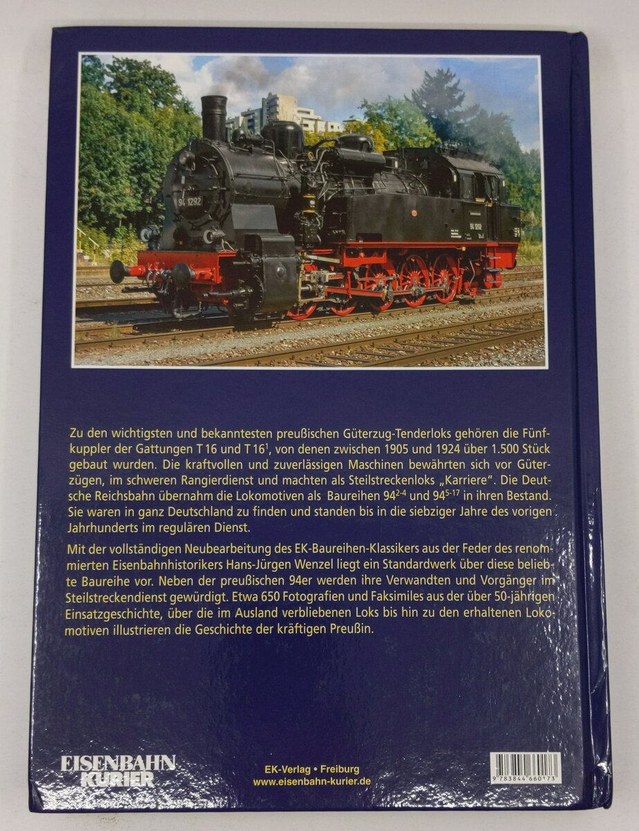 Die Baureihe 94 Hardcover Book By Hansjürgen Wenzel EX