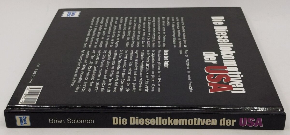 Die Diesellokomotiven der USA Hardcover Book By Brian Solomon LN
