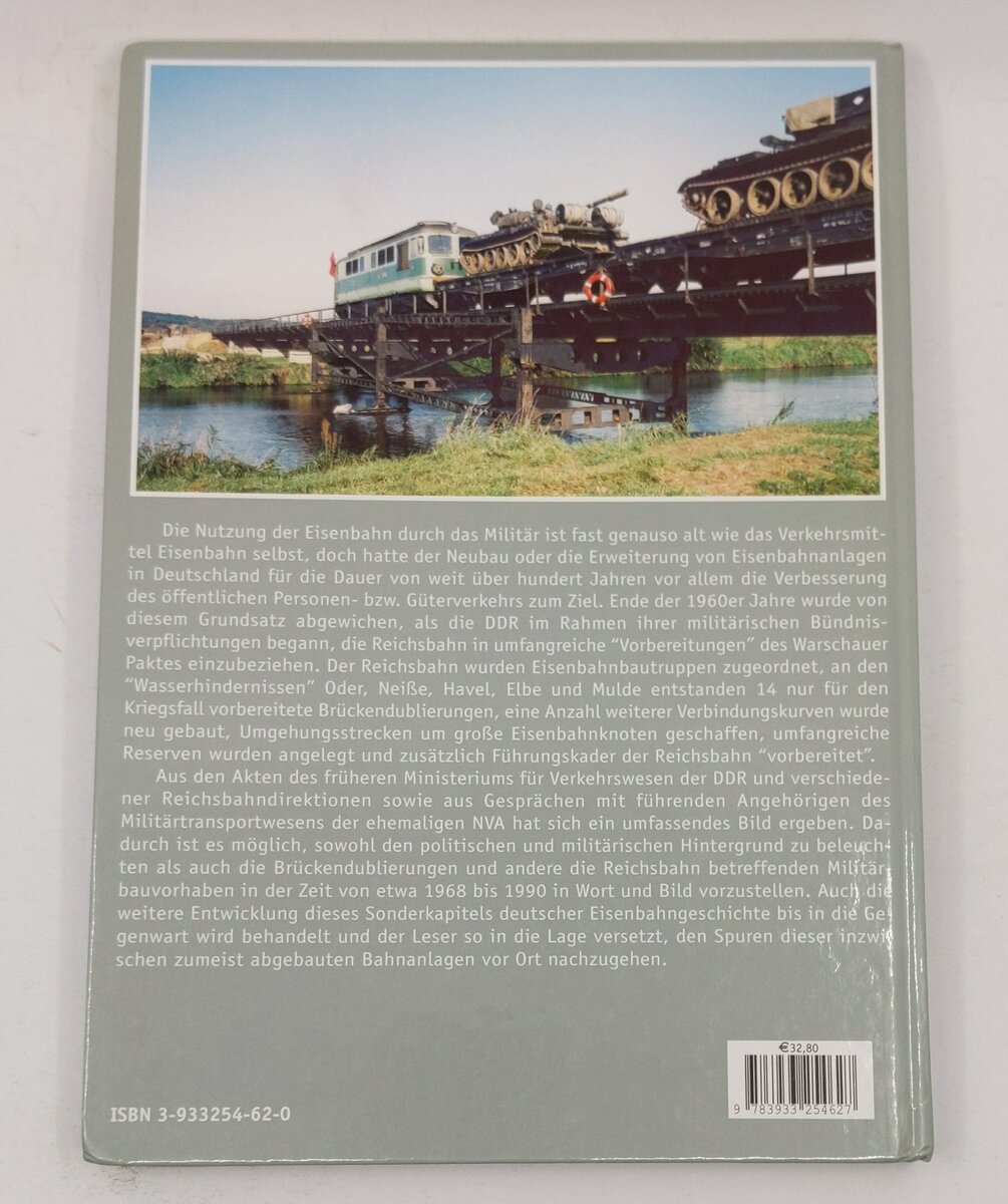 DDR-Reichsbahn und 'Vorbereitung' Hardcover Book By Peter Bley LN