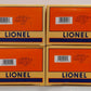 Lionel 6-11844 O Gauge Union Pacific Die-Cast Ore Cars (Pack of 4) LN/Box