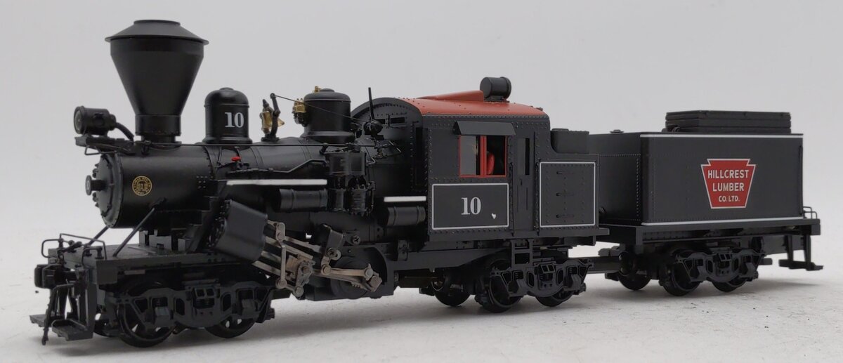 MTH 20-3443-1 O Hillcrest Lumber Climax Steam Engine w/PS3 #10