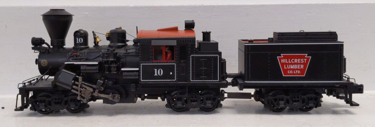 MTH 20-3443-1 O Hillcrest Lumber Climax Steam Engine w/PS3 #10