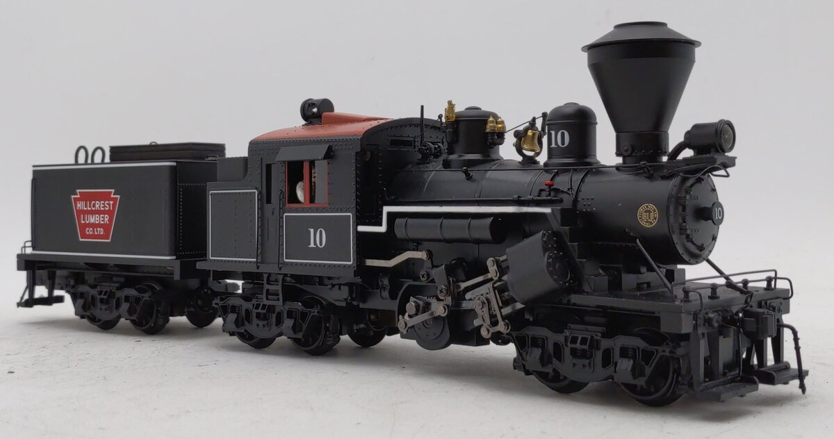 MTH 20-3443-1 O Hillcrest Lumber Climax Steam Engine w/PS3 #10