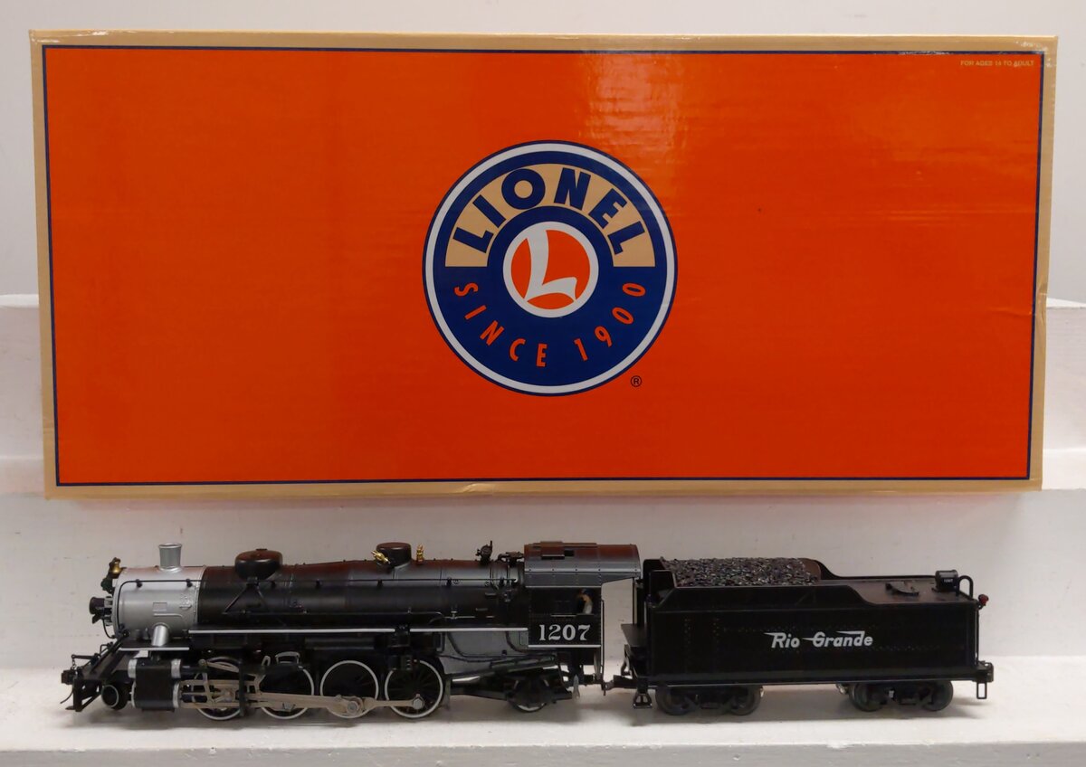 Lionel 6-11260 O Gauge D&RGW Mikado Steam Locomotive #1207